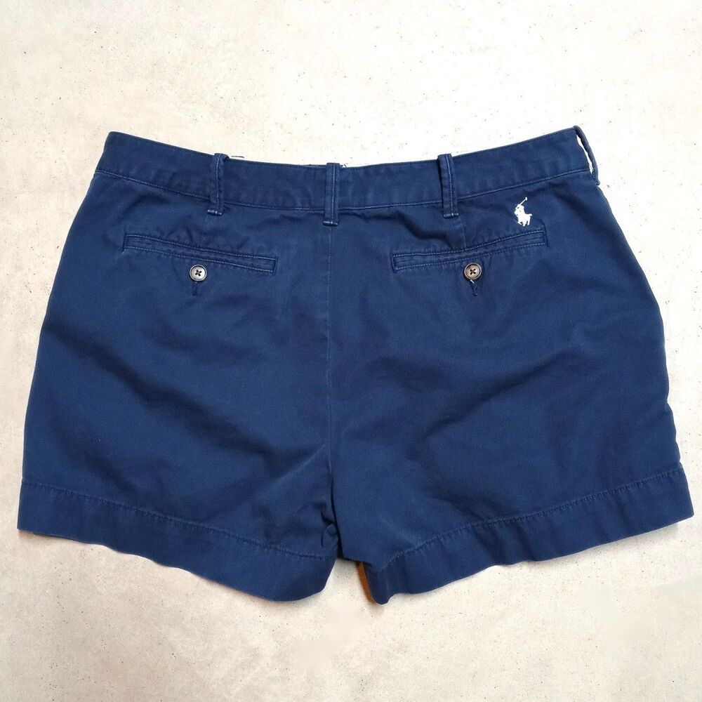 Polo Ralph Lauren Women’s Blue Casual Preppy 3” Chino Shorts Size 8